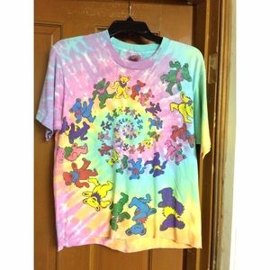 Vintage Grateful Dead Tie Dye Bear Shirt
